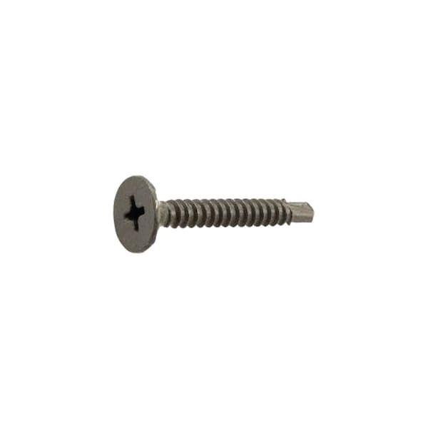 Pro-Twist Concrete Screw, #8 Dia., Wafer, 1-1/4 in L
